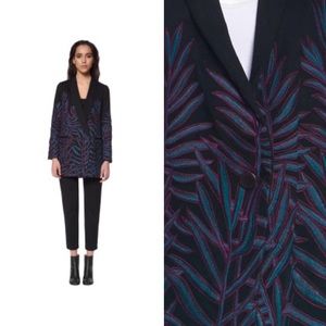 Mara Hoffman Embroidered Tropical Leaf Jacket